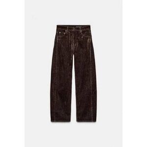 NWOT Zara Flocked Balloon Pants